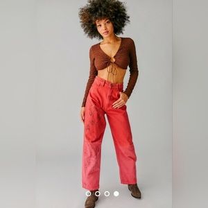 Super cool red BDG jeans BNWT